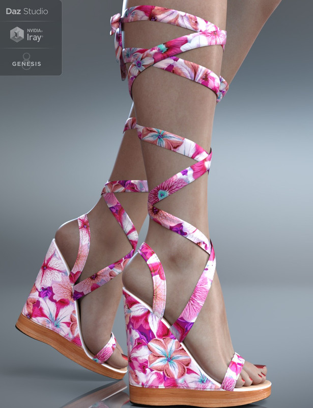     Wrap Wedges for Genesis 8 Female(s)