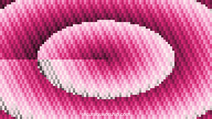 loop vj píxeles magenta túnel