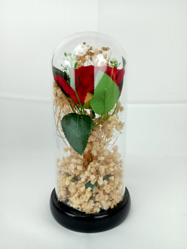 CLOUCHE 1 ROSE Artificiel /M