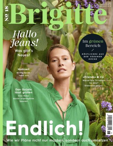 Cover: Brigitte Frauenmagazin No 18 vom 17  August 2022