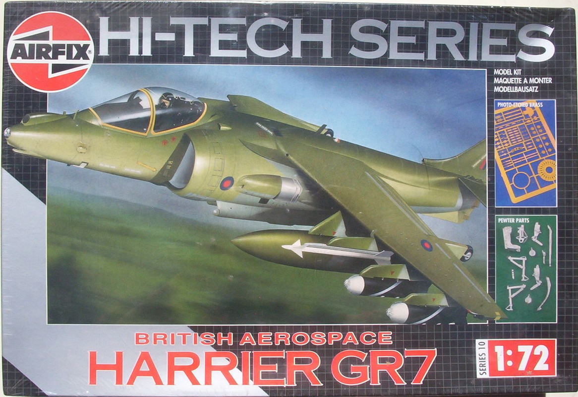Airfix 72 British Aerospace Harrier GR7 Hi-Tech
