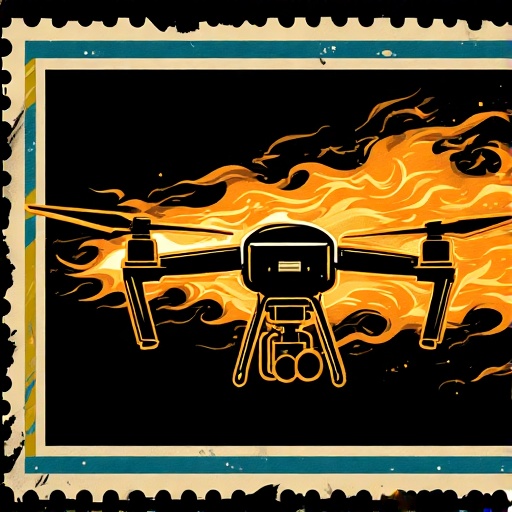 Postal-stamp-style-art-of-a-fl-9