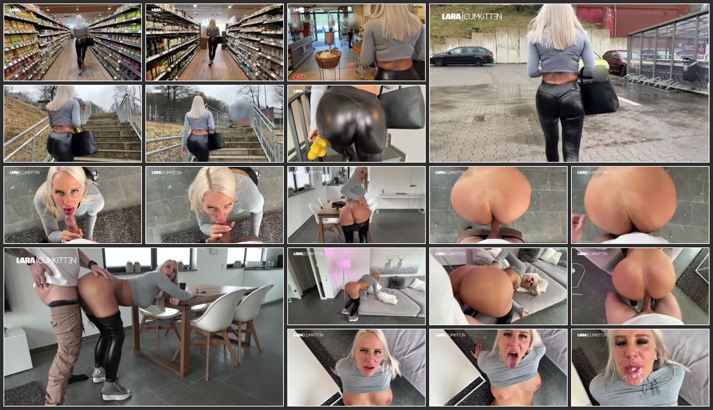 Lara-CumKitten_-_LEGGINGS_FICKST_CK_-_Doggy_date_im_supermarkt_klargemacht
