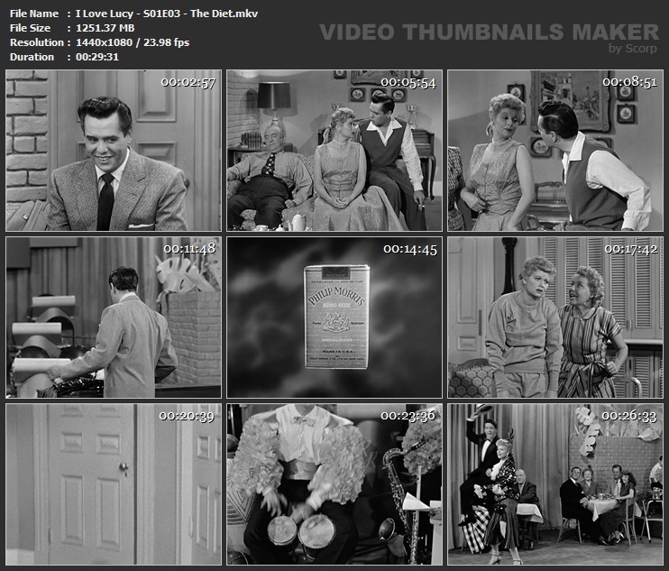 I Love Lucy - S01E03 - The Diet.mkv