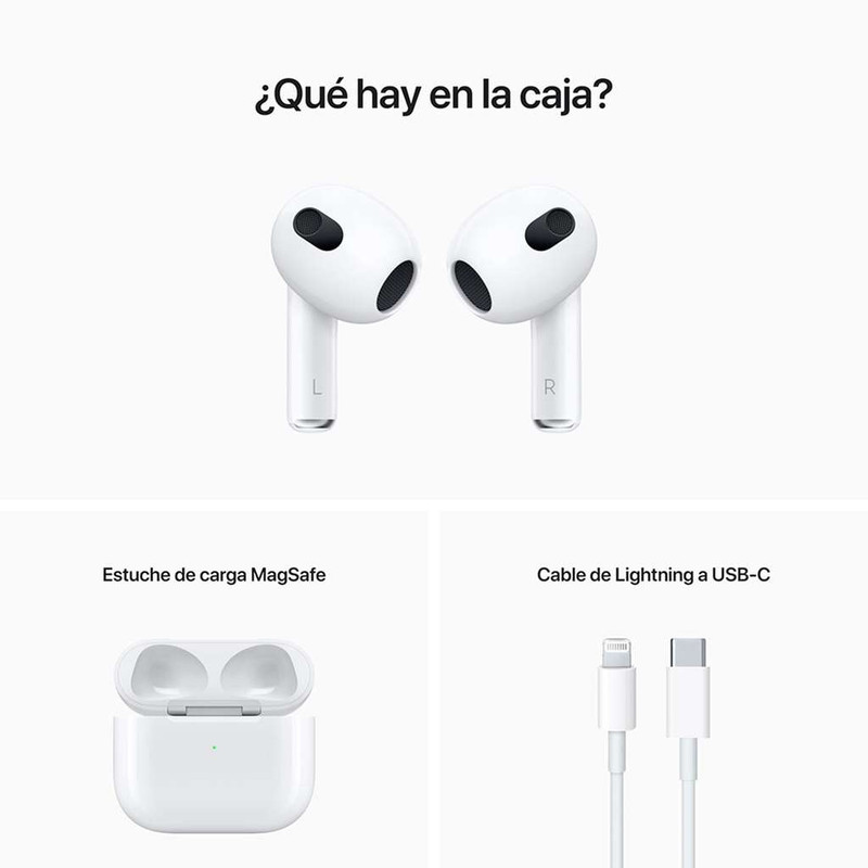 MacStore: AirPods 3era generación 3,599 