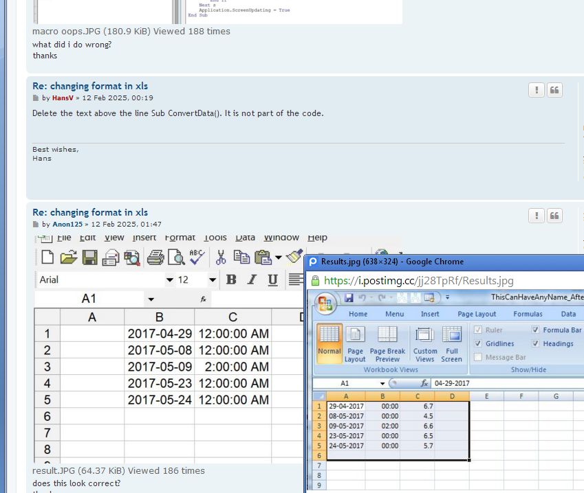 Hans and snb results