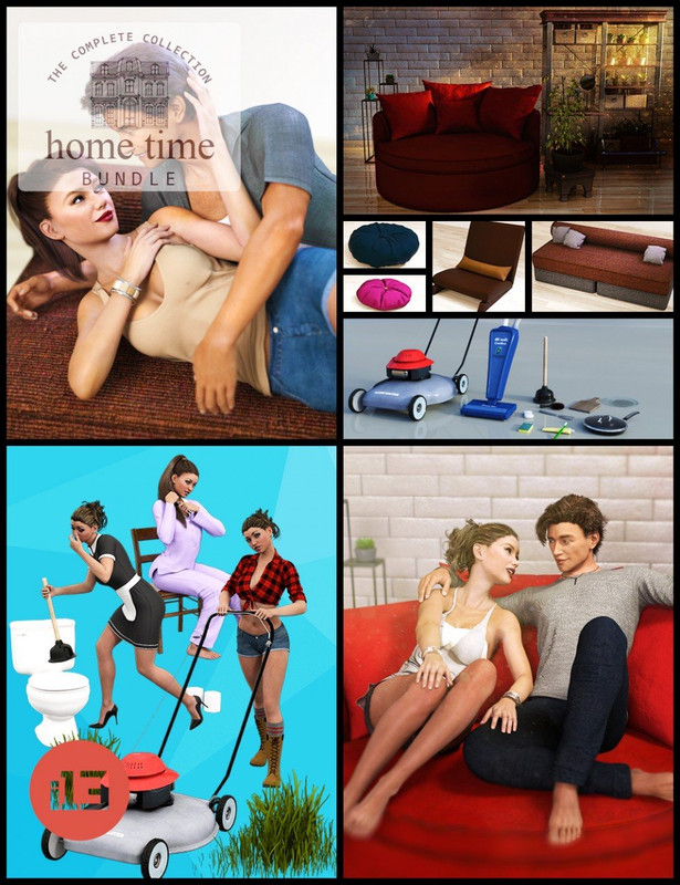 i13 Home Time Poses and Props Bundle i13 Home Time Poses and Props Bundle