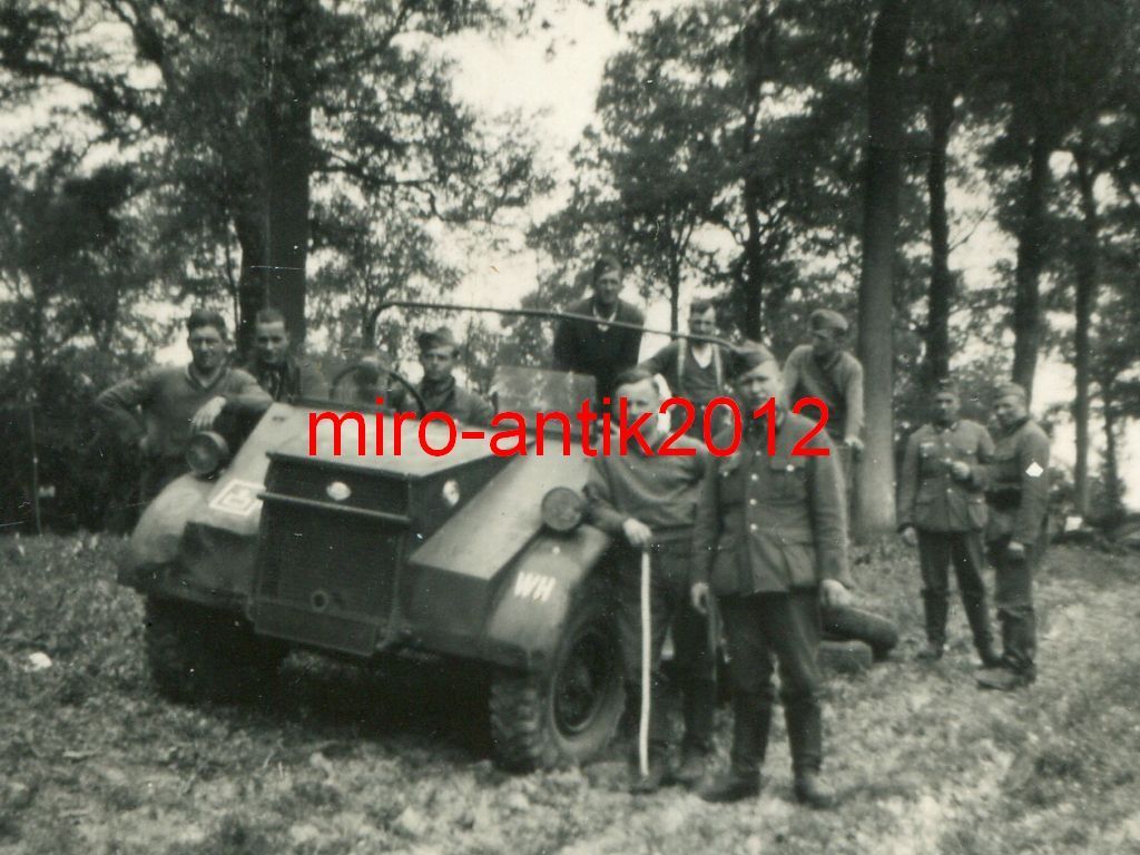 Foto, Wehrmacht, gepanzerter Beute, PKW, Gelände
