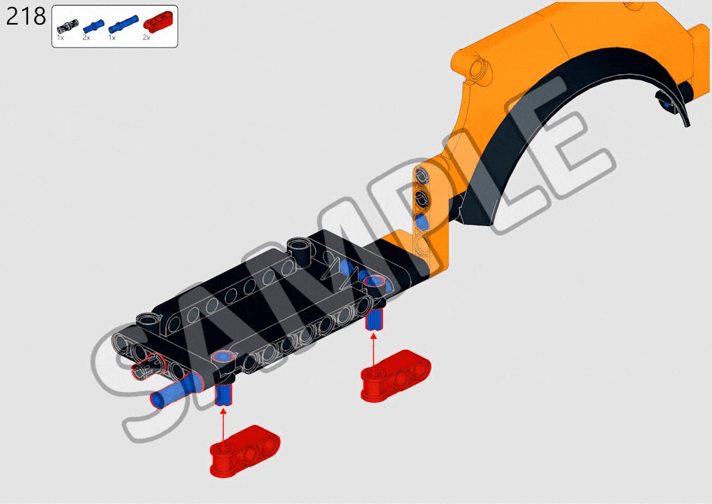 Lego Technic MOC 42126 Zarooq SandRacer pdf building instructions sample preview