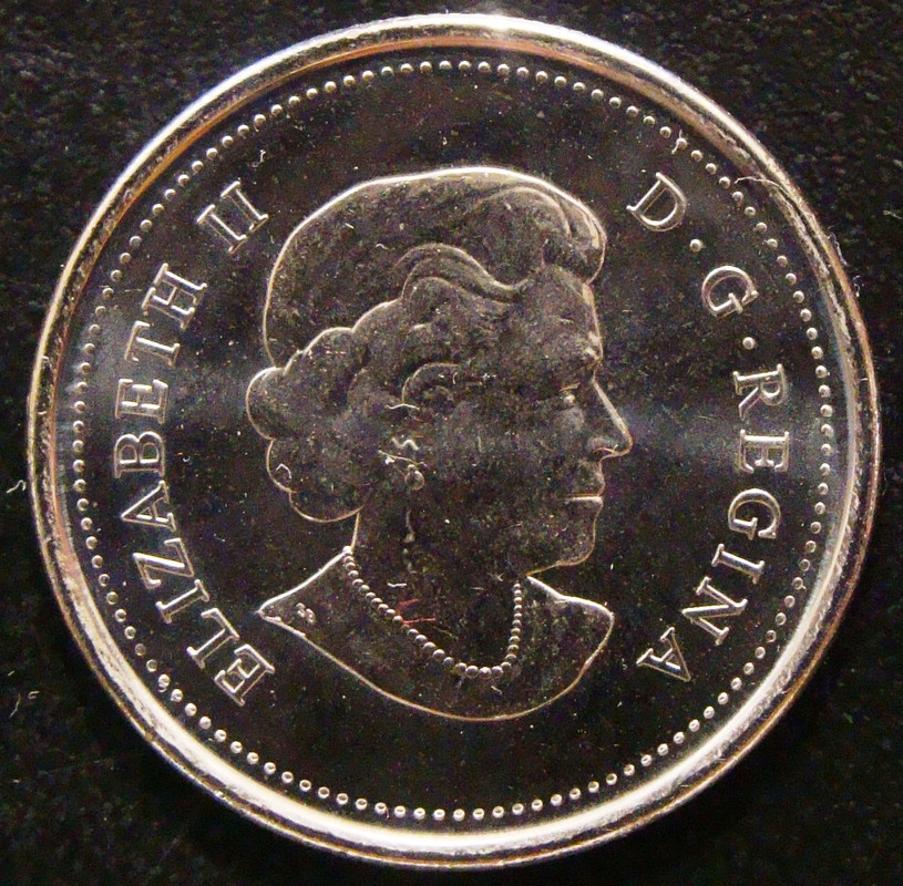 25 Centavos Dólar. Canadá (2015) Aniversario de la bandera nacional CAN-25-Centavos-D-lar-2015-50-aniversario-bandera-Canad-anv