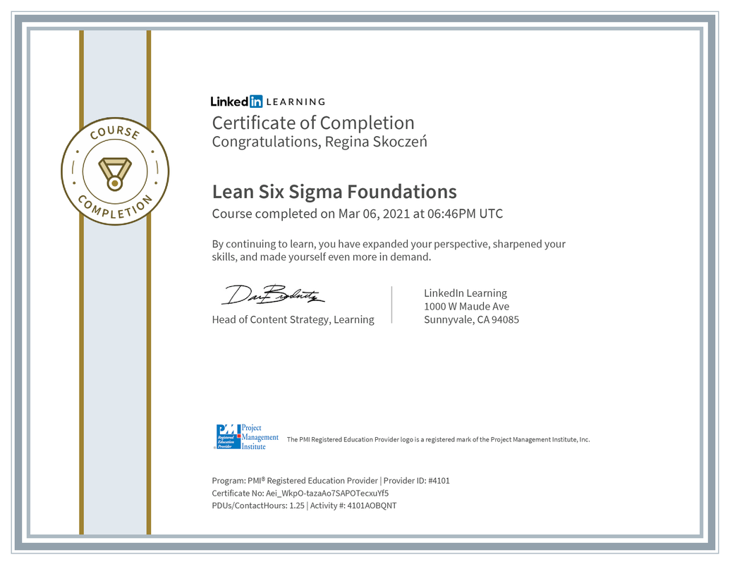 Lean Six Sigma Foundations
