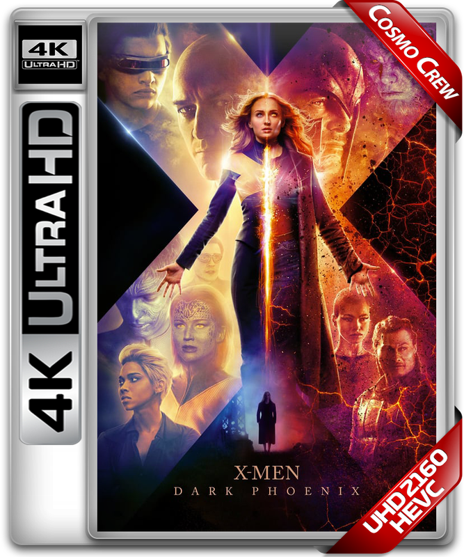 X men Dark Phoenix 2019 BDRip 4K UltraHD 2160p H265 Mkv AC3 Eng Hindy
