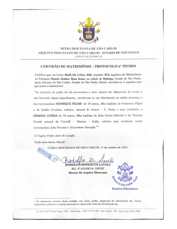 MITRA DIOCESANA DE SÃO CARLOS