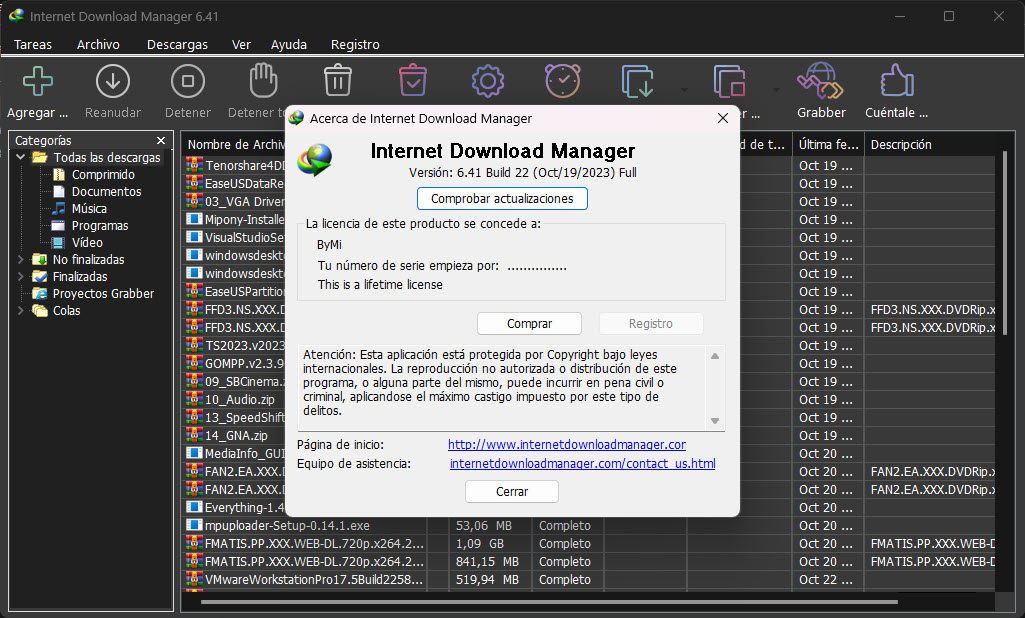 Internet Download Manager v6.41 Build 22 [Mi Favorito Gestor de Descarga] 26-10-2023-12-22-59