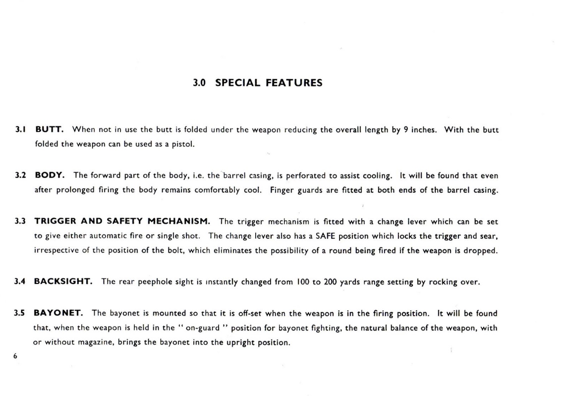 Sterling sub-machine gun user handbook 06