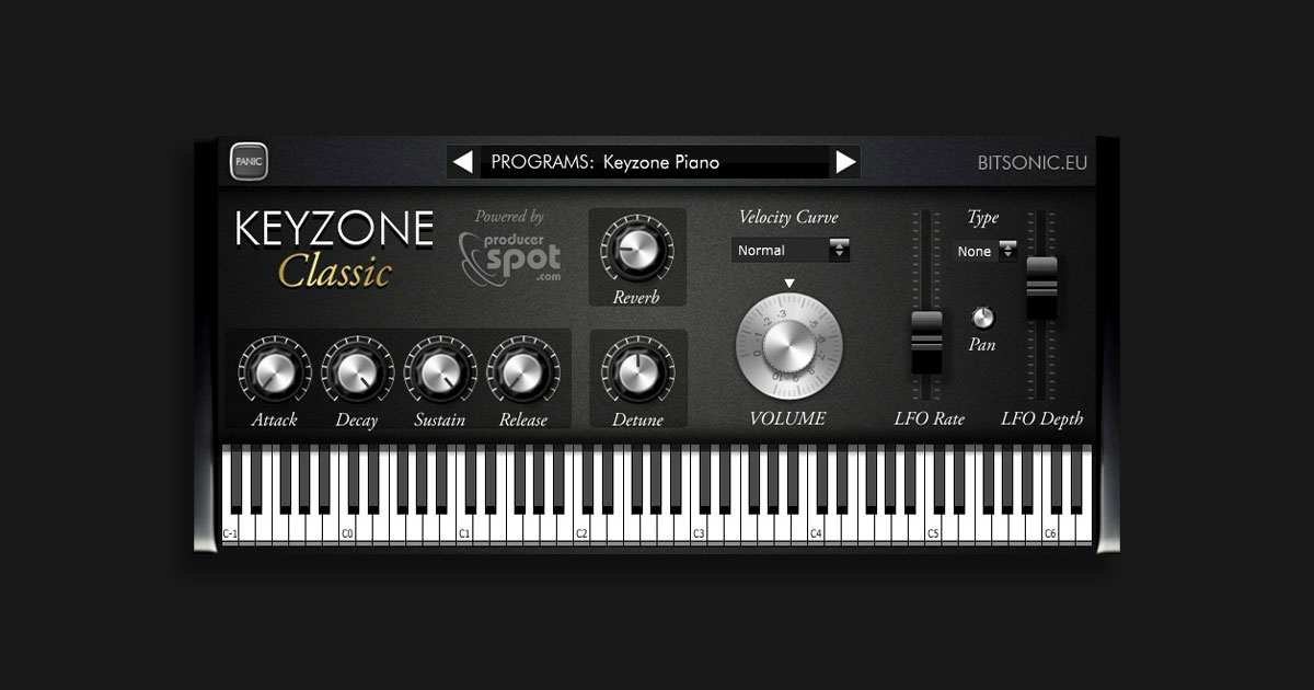 Keyzone Classic Piano Interface