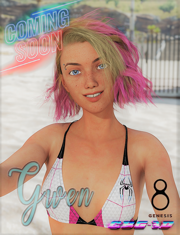 FREE - Vision Bikini for G8F Cosplay Series (Spider-Kini) - FREE 2 Promo