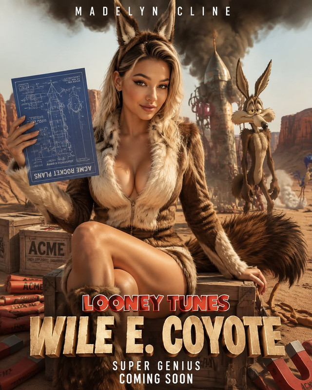 Madelyin Cline Wile E Coyote