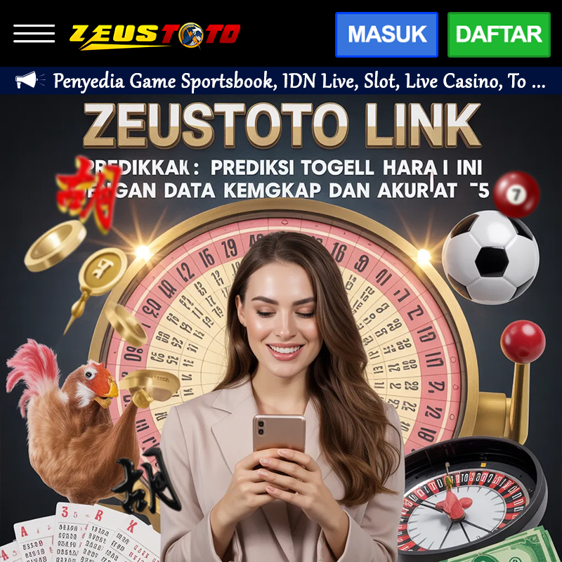 ZEUSTOTO LINK: Prediksi Togel Hari Ini dengan Data Lengkap dan Akurat image 1