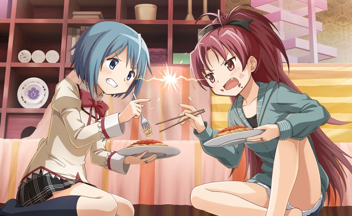 sayaka = yu | kyoko = miya