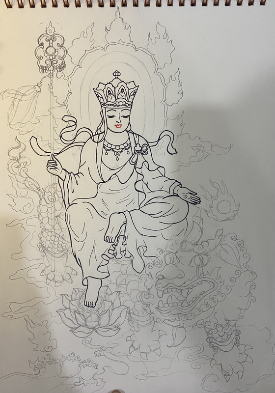 02 Ve Tranh Dia Tang Bo Tat (7)