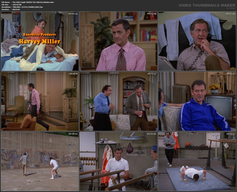 The Odd Couple S04E03 The Odd Decathalon.mkv