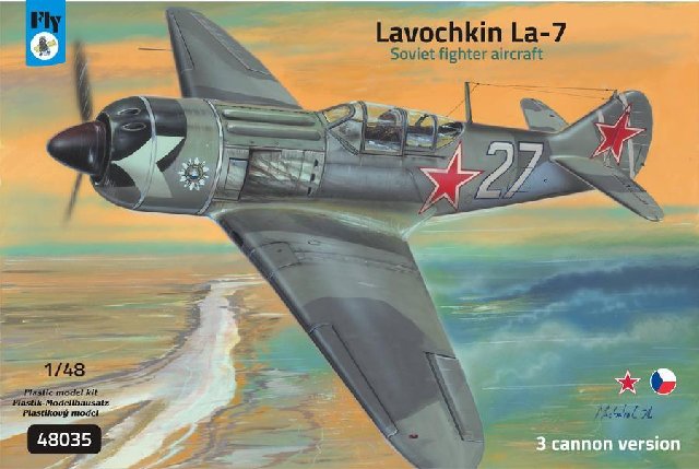 1/48 - Lavochkin La-7 & La-7 cannon by Fly (Gavia plastic