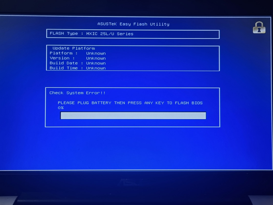 ASUSTEK Easy Flash Utility r/techsupport
