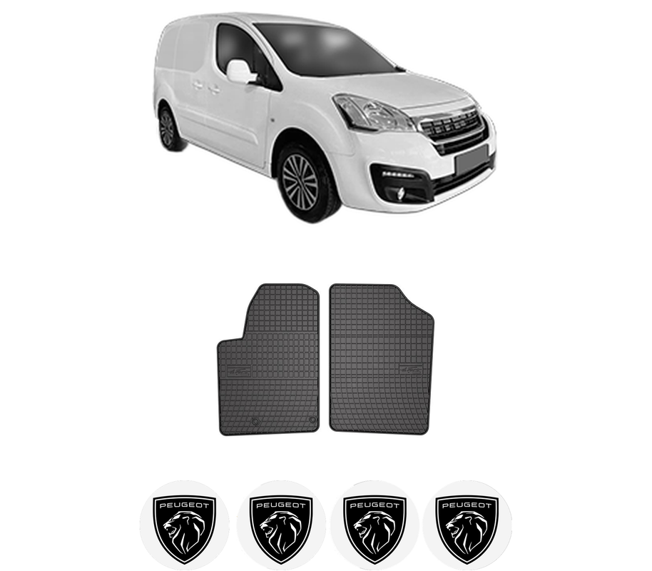 Set covorase presuri PEUGEOT PARTNER ORIGIN MPV (G_) din 2008-2013, auto, din cauciuc thermoplastic, 4 Stickere auto cu PEUGEOT