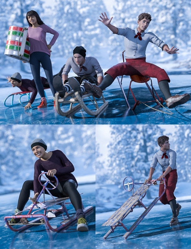 Sledding Fun for Genesis 8