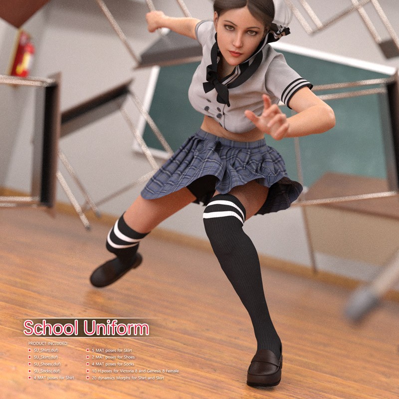 dForce School Uniform For Victoria 8