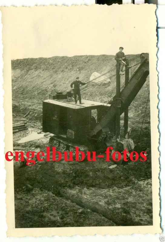 KRAN - BAGGER - ZIVIL - RARITÄT - 40er-Jahre