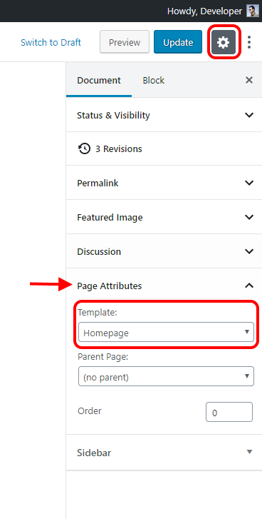Homepage Template