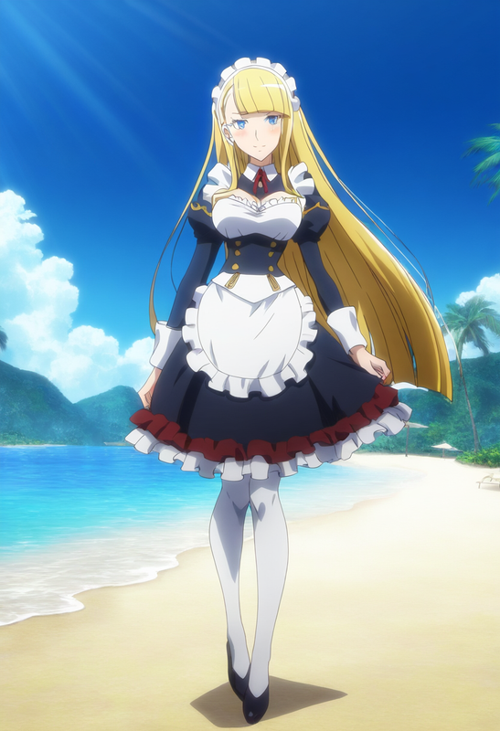 1girl, {{Tuareninya Veyron (overlord)}}, very long hair, Straight hair, gold hai s-568833492