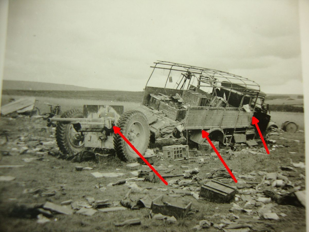 Foto, Frankreich, französischer LKW mit PAK, Mun