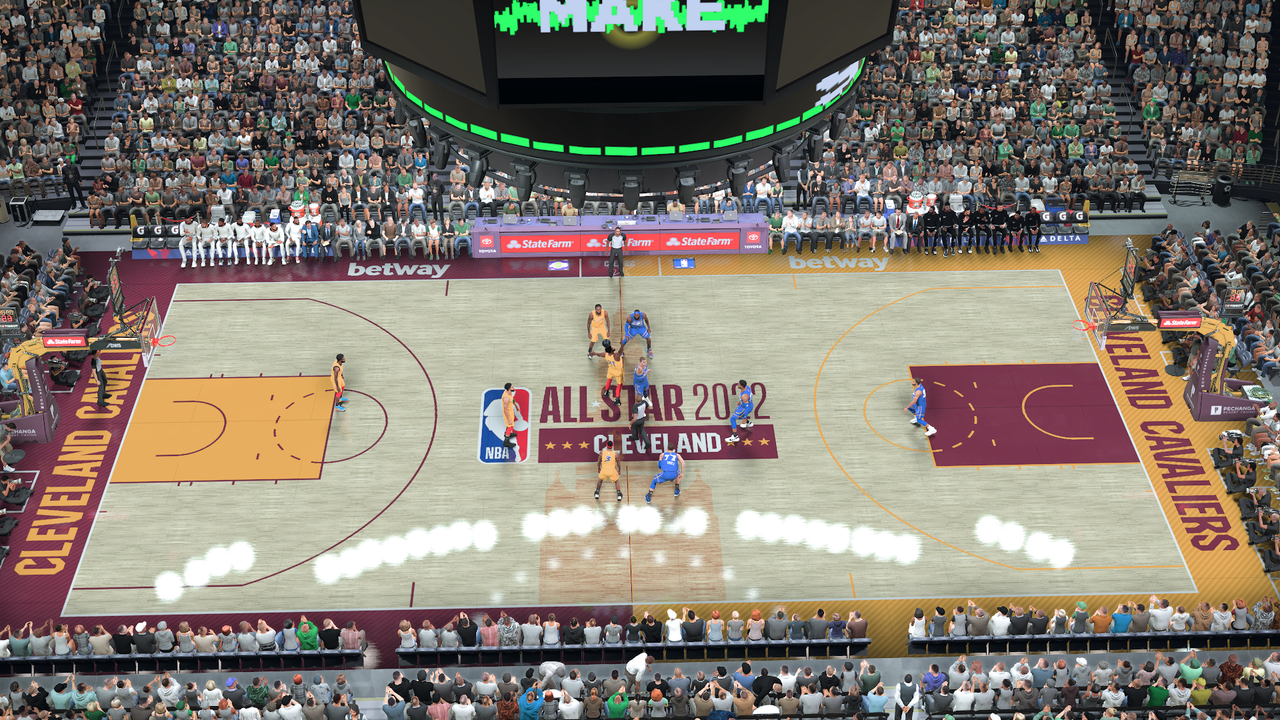 NLSC Forum • Downloads - 2000 NBA All-Star Court in Oakland