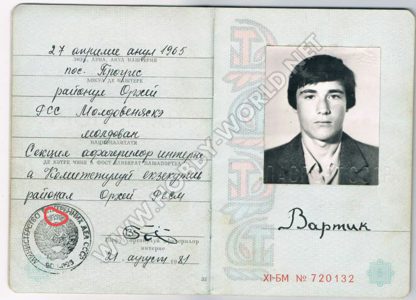 Фотографии Советского Паспорта
