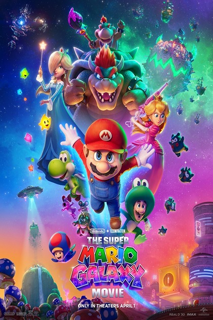 Super Mario galaktický film (2026) - kino dabing