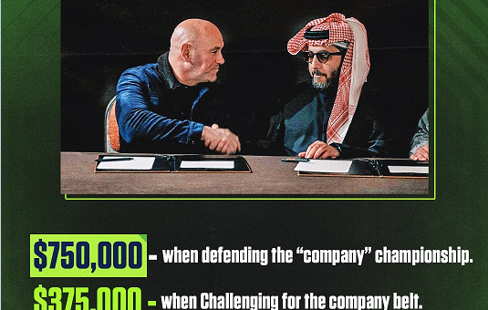 Боксовата лига на Дейна Уайт ще дава заплати като тези в UFC