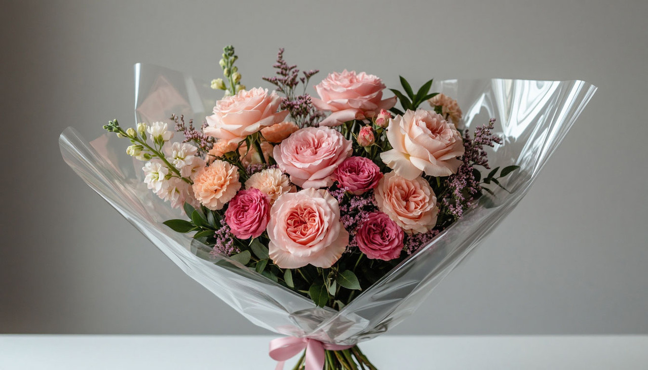 упаковочная плёнка для цветов