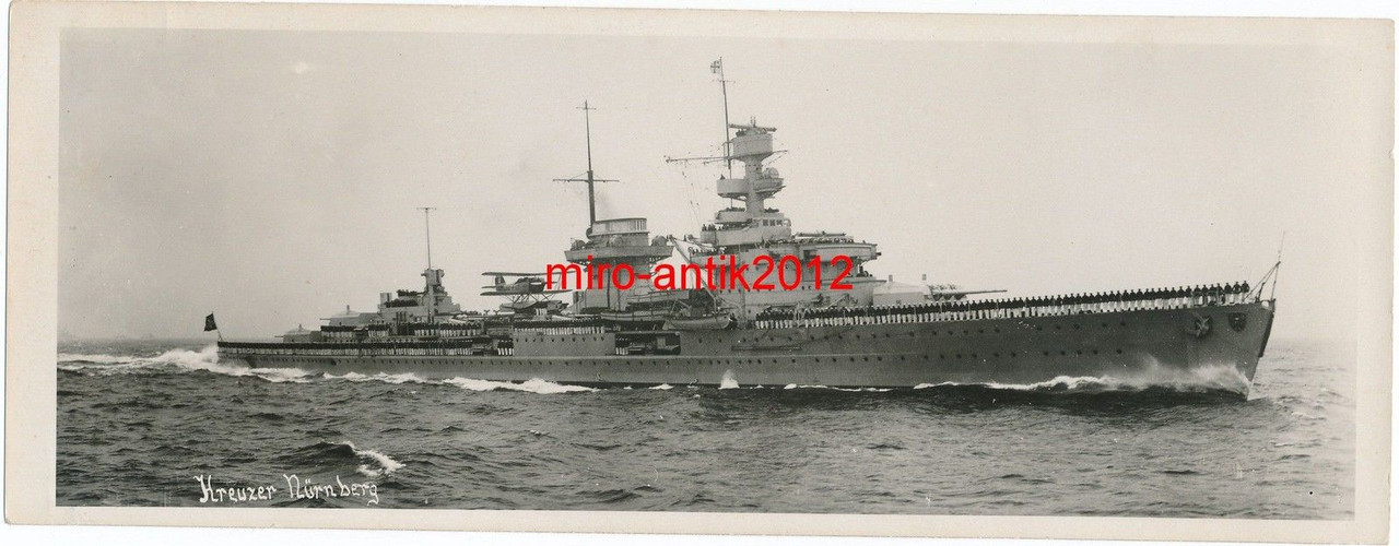 Foto, Kriegsmarine, Kreuzer Nürnberg