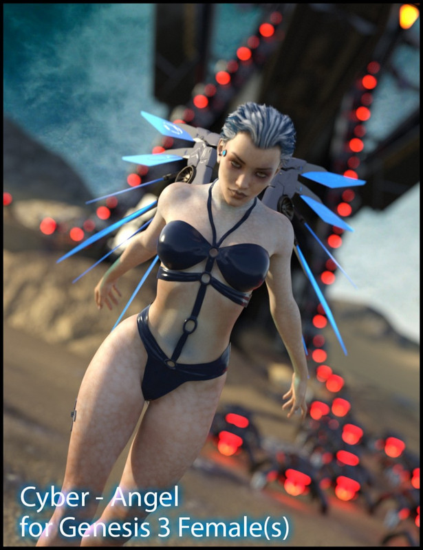 CyberAngel - The Character for Genesis 3 Female