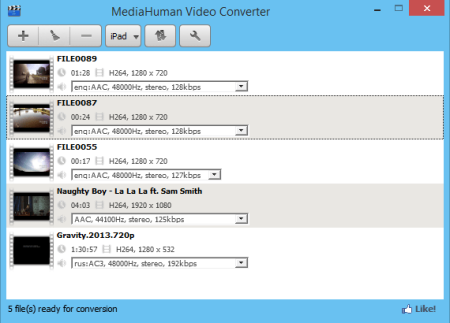 MediaHuman Video Converter 1.3.0.0