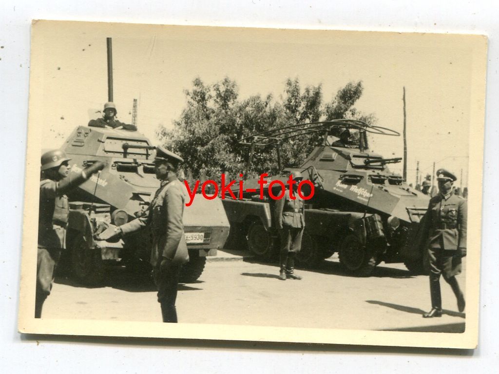 Foto, SdKfz. 232 Schwerer Panzerspähwagen, Nachl