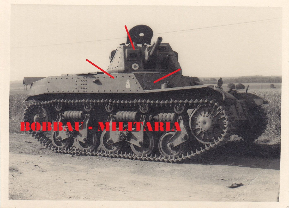 französischer Char leger Renault Beute-Panzer Ke