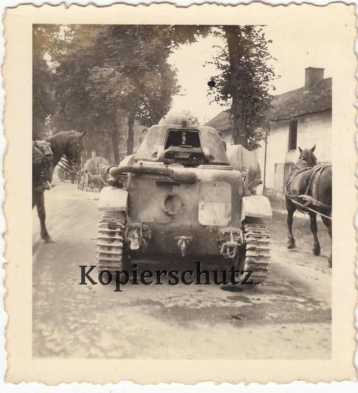 2. Wk französischer Panzer Renault Hotchkiss H35