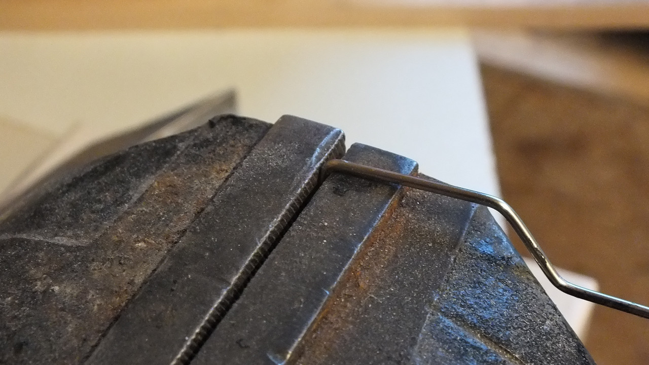 Bahnhof Sägewerk (76) Weichenstellhebel