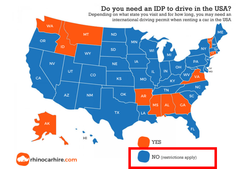 ¿Necesita un permiso de conducir internacional en los EE.UU? - Conducir en USA y Permiso Internacional de Conducción - Foro USA y Canada