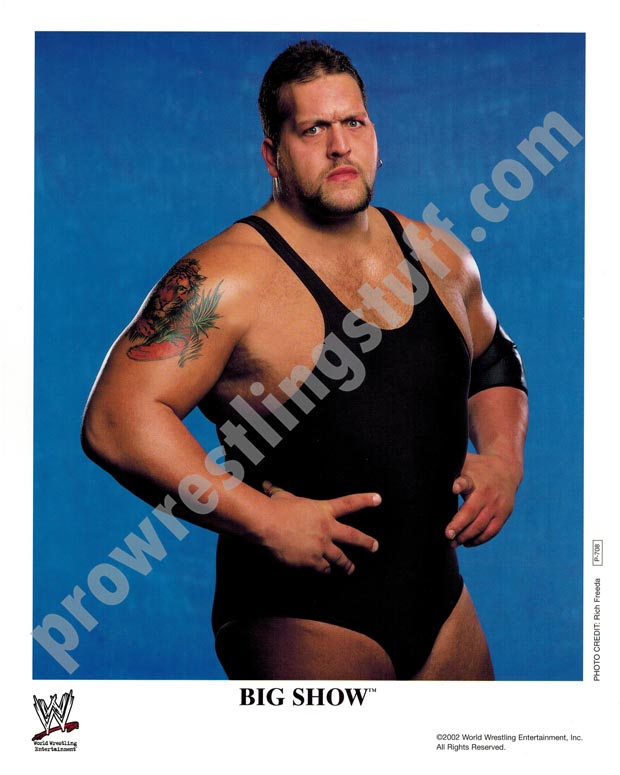 Big Show P-708 WWE 8x10 promo photo