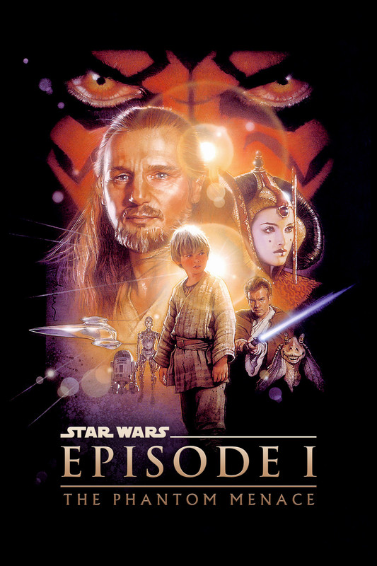 STAR WARS EPISODE I A2ポスター Star Wars Saga Posters Wall Art All Movies Film Cinema Poster